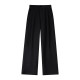 Pusumede leg Essence making machine white loose wide-leg a-line shorts denim shorts for women retro high-waisted 5-quarter pants