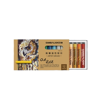 Stylos pastel à base dhuile Lion pour élèves du primaire débutants en art maternelle pastels à lhuile de couleurs lourdes 24 couleurs 36 couleurs 48 ​​couleurs 60 couleurs jeu de bâtons dhuile à base dhuile stylos pastel à lhuile crayons de couleur pour peinture artistique