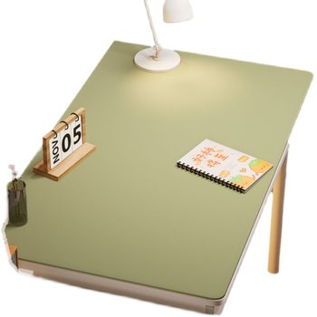 Double-sided leather tablecloth tea table mat without washing oilproof waterproof dining table mat student desk mat thickened imitation lambskin Double-sided leather tablecloth tea table mat without washing oilproof waterproof dining table mat student desk mat thickened imitation lambskin