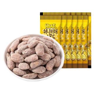 原汤姆农场HBAF芭蜂蜂蜜黄油扁桃仁巴旦木坚果韩国进口12袋