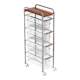 Second-hand gap trolley floor-standing storage rack living room snack storage mobile narrow sofa gap storage rack