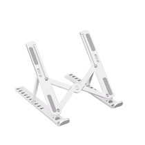 Laptop elevated stand bracket desktop radiator shelf portable folding vertical office pad base