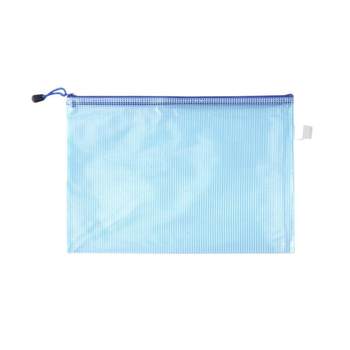 Thickened file bag transparent mesh zipper bag