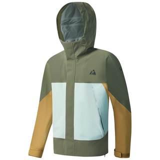 FILA斐乐官方男呼吸壳梭织外套2025冬新户外运动基础拼色连帽上衣