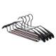 Short neck beech wood clothes hanger for home use anti-slip clothes hanger