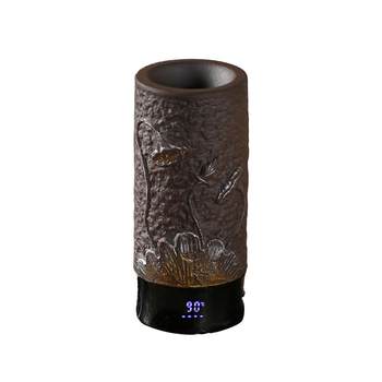Portable Electric Incense Burner, Rechargeable, Household Dry-Burning Handheld Incense Burner, Stepless Temperature Adjustment Electric Incense Burner, Agarwood Electric Incense Burner