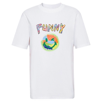 Frère vraiment bon 2024 Collier dété nouveau minimaliste Casual Minus lAlphabet Smiley Face Facile t-shirt A301445