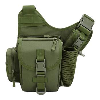 Construction site work outdoor decoration men's shoulder crossbody bag camouflage multi-function kettle thermos cup travel chest bag