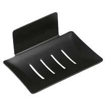 Bathroom soap box creative drain stainless steel punch-free soap box bathroom shelf wall-mounted home
