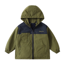 Planting wood childrens clothing collage outdoor detachable male and female childrens jacket CUHK Tong 2023 Autumn fitting new children