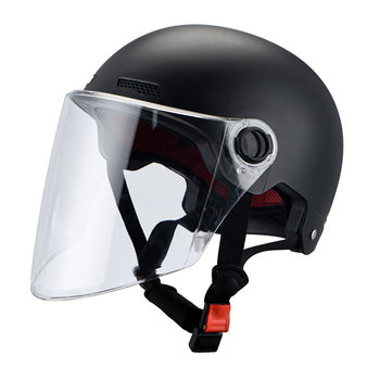 New national standard 3c certified electric motorcycle helmet men and women summer retro half helmet four seasons breathable lightweight helmet