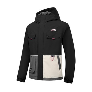 Jordan sports velvet windbreaker men's windproof and waterproof black jacket men 3251336