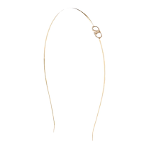 (Interest-free for 24 issues) VALENTINO VLOGO SIGNATURE metal headband for women