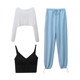 Hong Kong Style Zumba Dance Costume Hip-Hop Autumn Modern Jazz Dance