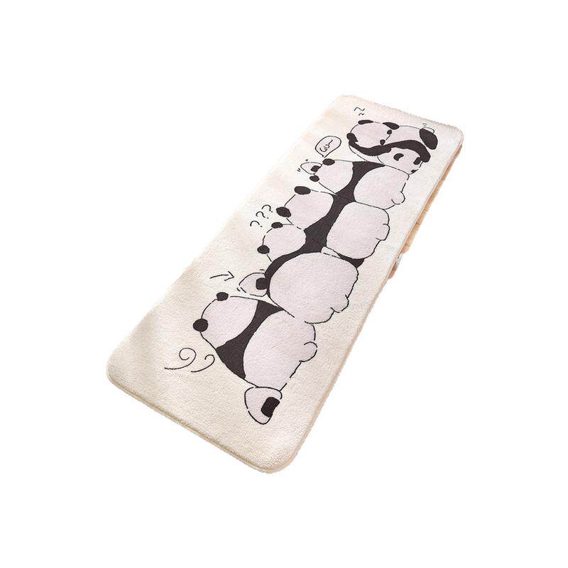 Dajiang bedside blanket cartoon hand-painted panda plush strip