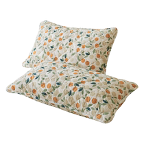 Catman 100% cotton soybean quilted pillowcases a pair of home autumn and winter 48cmx74cm pure cotton pillowcases 2