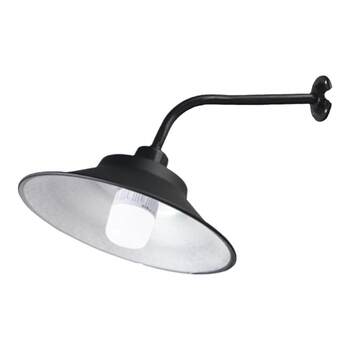 Outdoor rainproof and sunproof street curved pole lamp chaodian wall lamp