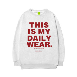 Pure cotton american style hiphop letter pullover sweatshirt for women