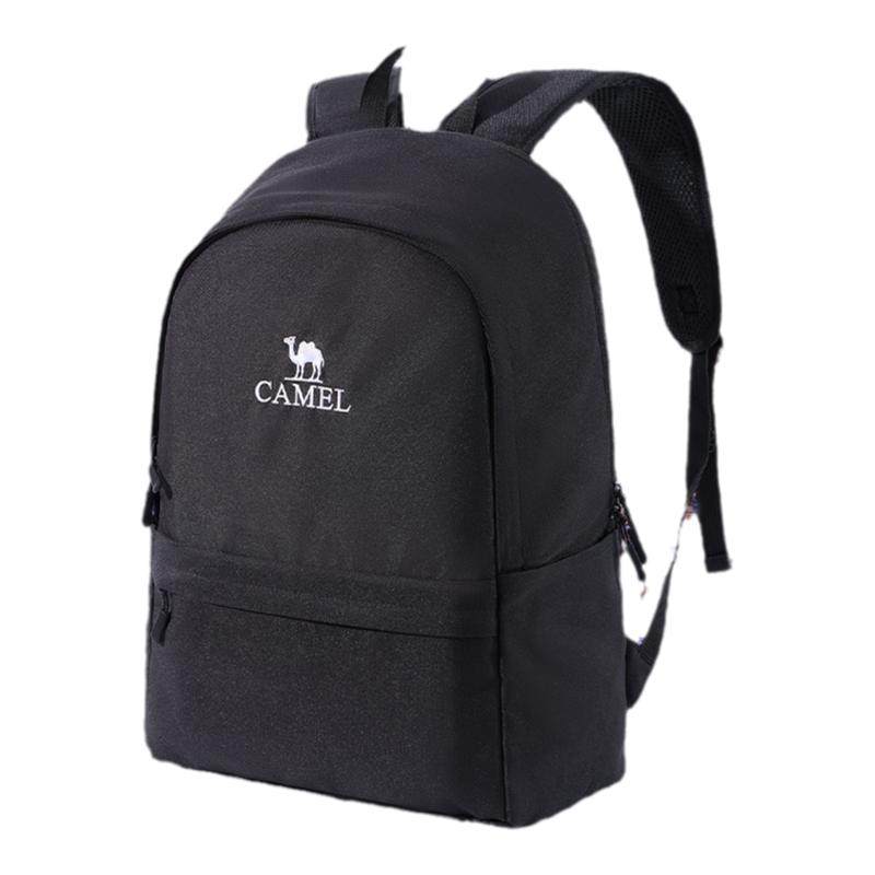 Camel Backpack Junior High School Student Commuting School Bag Large Capacity Lightweight Computer Bag Outdoor Travel Mountaineering Backpack