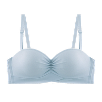 Strapless underwear for women with small breasts push-up and enlarged seamless bra breast-retracting tube top non-slip invisible back-wrap bra