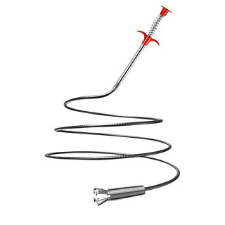 Sewer dredger multi-function powerful toilet toilet floor drain cleaning blockage four-claw dredging artifact clip