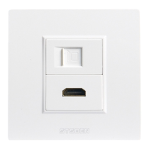 Type 86 10G network with hdmi panel video high definition HDMI super six unshielded network cable computer socket