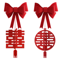 Handrail staircase decoration wedding pendant rural wedding room wedding decoration pendant new house room living room pendant set