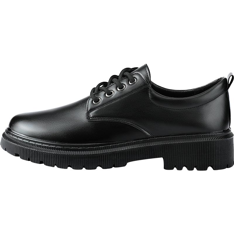 Pull back leather shoes men's new casual business formal men's shoes