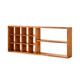 Fully solid wood lattice shelf wall hanging