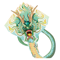 New China Dragon National Tide Dragon Kite Green Dragon Adult Private Network Red Large Upscale With Wire Pan