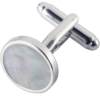 Shell cufflinks, business formal wear, versatile men’s cuff studs