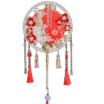 Tuan fan bride wedding diy material package Xiuhe Heavy Industry wedding gift fan Chinese style handmade wedding fan high-end
