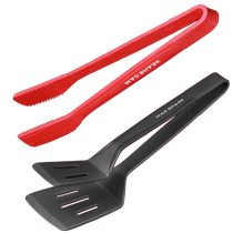 Crazy shark food grade silicone steak clip kitchen high temperature resistant food barbecue meat fried fish spatula with vegetable bread 1751
