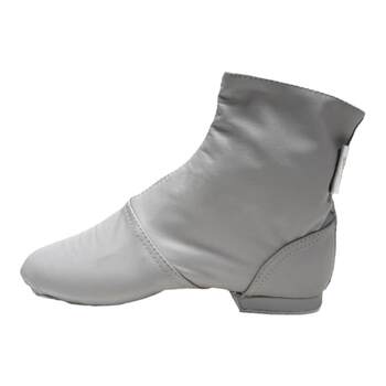 Sansha Sansha Jazz Dance Shoes Cowhide Dance Boots Modern Dance Shoes Soft Leather Sole High-Top Zipper Design Brown