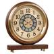 Large size new Chinese style brass solid wood living room clock