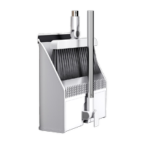 Yizi broom and dustpan 2-piece set 2023 new rotating windproof comb broom upright storage dustpan YZ-S102