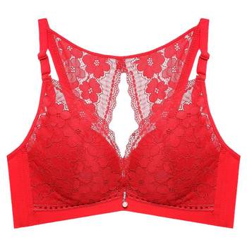 ຮັກຊຸດຊັ້ນໃນ lace sexy ສໍາລັບແມ່ຍິງທີ່ມີເຕົ້ານົມຂະຫນາດນ້ອຍ push-up ແລະ underwear ບໍ່ມີສາຍ, ມັນສະຫນັບສະຫນູນເຕົ້ານົມຂັ້ນສອງແລະບາງຢູ່ດ້ານເທິງແລະຫນາຢູ່ລຸ່ມ.