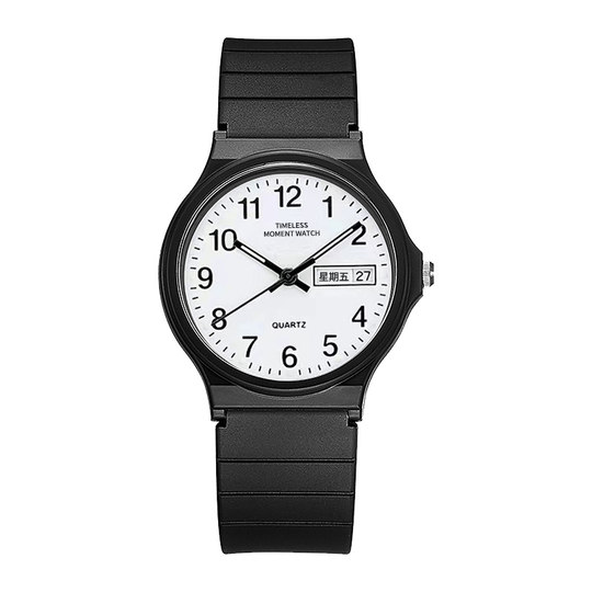 考试手表男初高中学生表女款青少年夜光只看时间石英表儿童电子表