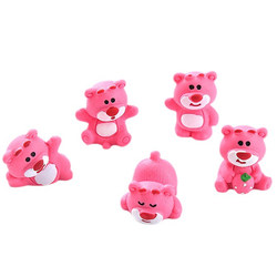 Strawberry Bear Car Ornaments Car Electric Car Decorative Supplies Ornaments Car Interior Center Console 2023 ແບບໃຫມ່