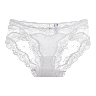 3件129|商场同款MYBODY法式蕾丝性感纯欲内裤收腹提臀网纱三角裤