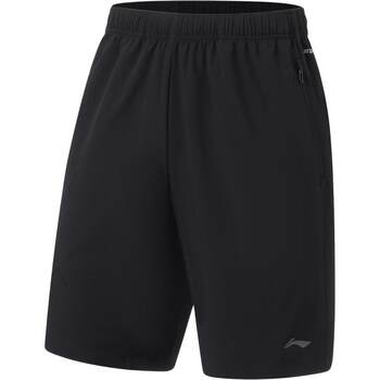 Li-ning men's official authentic black quick-drying sports shorts