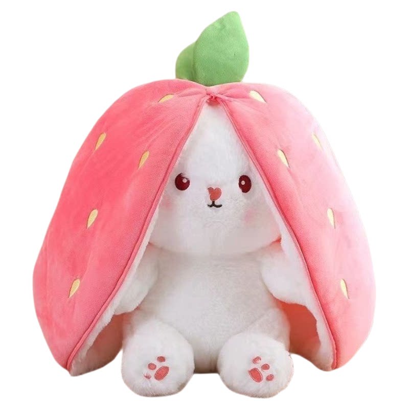 Strawberry transformed into rabbit doll doll