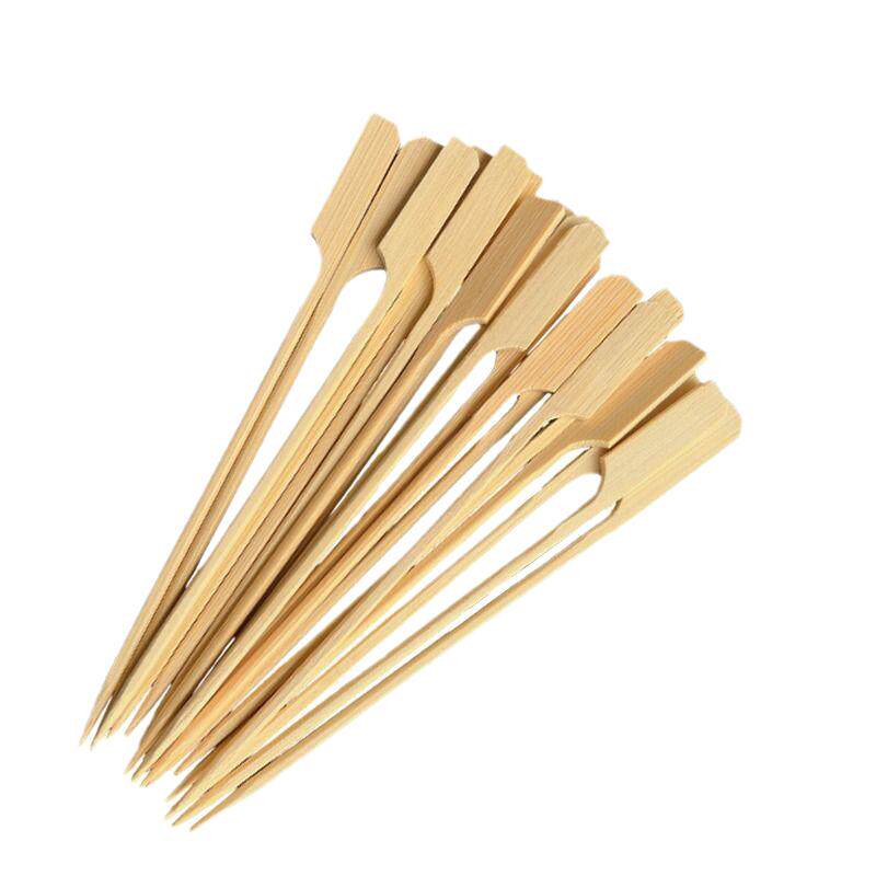 Air fryer bamboo skewers barbecue beef and mutton skewers grilled sausage disposable Oden outdoor barbecue fruit bamboo skewers