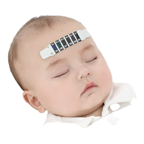Baby Thermometer Sticker Childrens Smart Thermometer Sticker Baby Forehead Thermometer Sticker Mercury-Free Forehead Thermometer Sticker