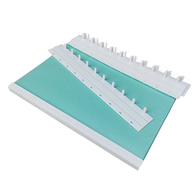 Binding clip strip punched plastic office document a4