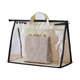 Transparent bag dustproof bag storage leather protection bag visible