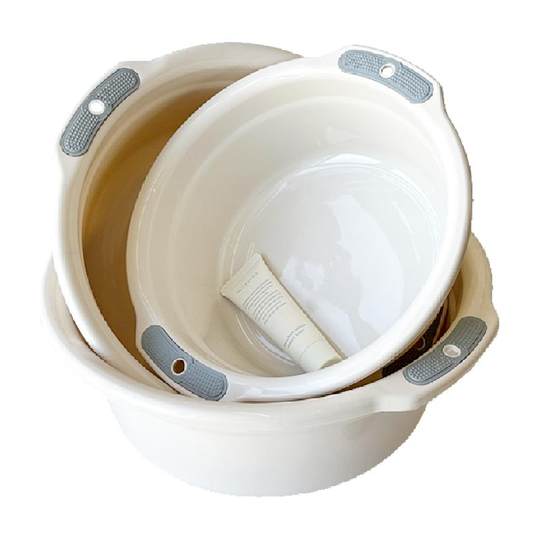 Thickened large, medium and small 3-piece household plastic basin set