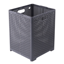 Folding dirty clothes basket household hollow large clothes storage basket porch umbrella sundry basket outdoor portable garbage rack