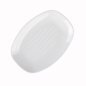 Rectangular tableware 9 inch japanese style white dessert plate