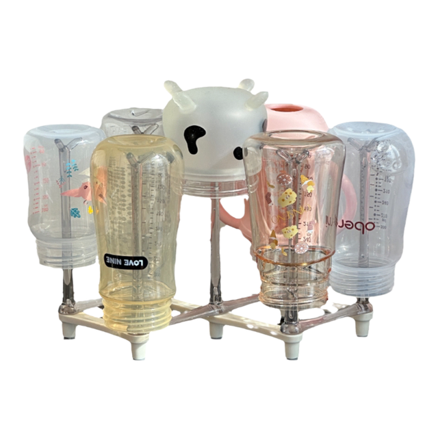 Baby bottle drain rack is placed firmly in large capacity